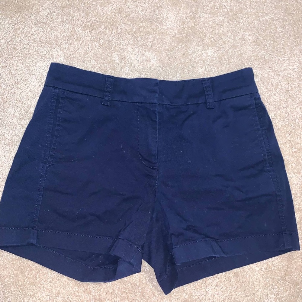 J. Crew Navy Chino Shorts